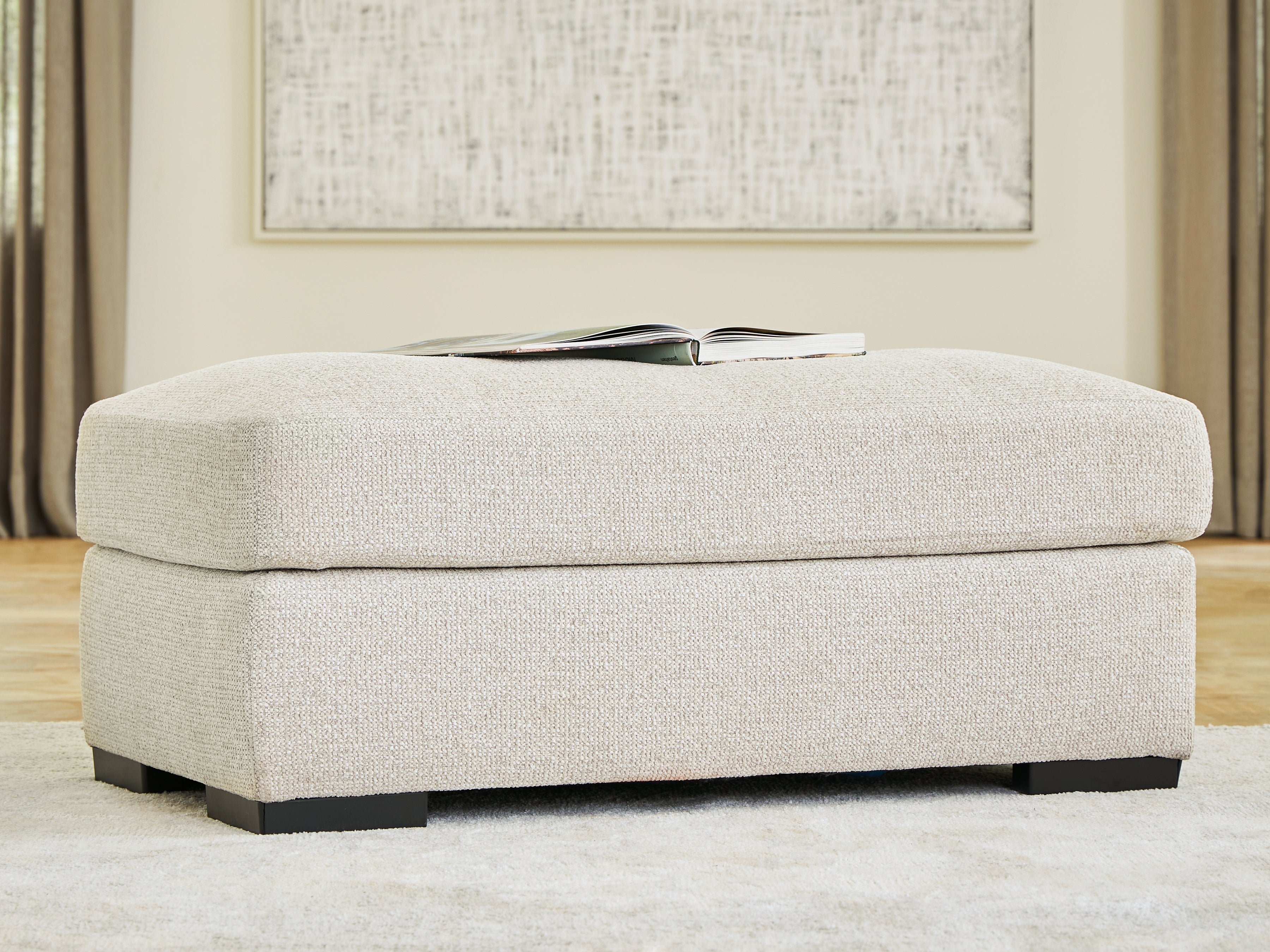 Family Deals Furniture - Ashley Furniture - Conlee-Pike Living Room - Ottoman / Linen - PC8131014