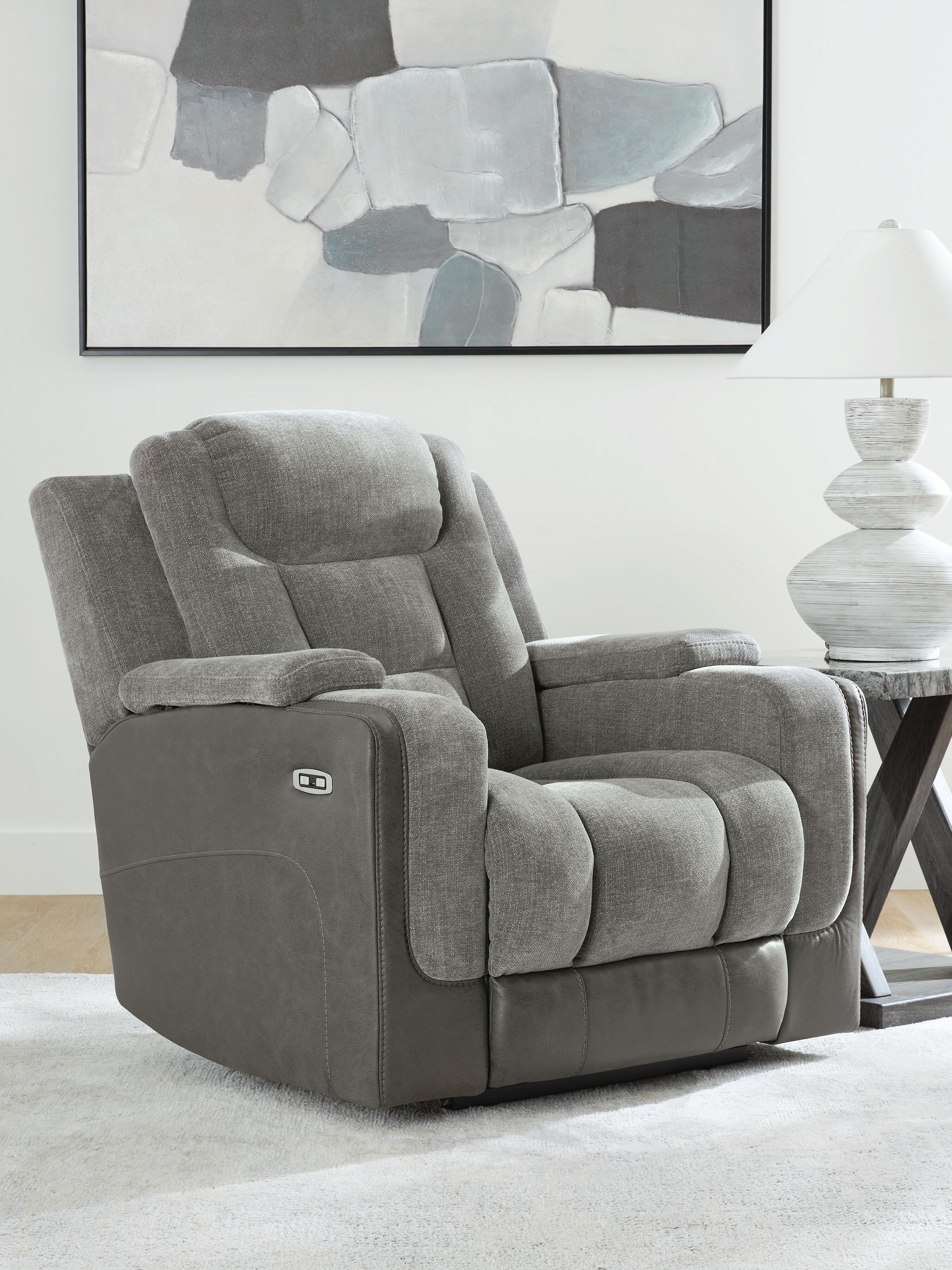 Family Deals Furniture - Ashley Furniture - Mixed Motion Living Room - PWR Recliner/ADJ Headrest - PC8350513