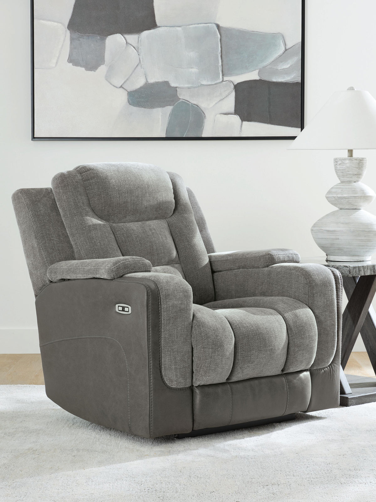Family Deals Furniture - Ashley Furniture - Mixed Motion Living Room - PWR Recliner/ADJ Headrest - PC8350513