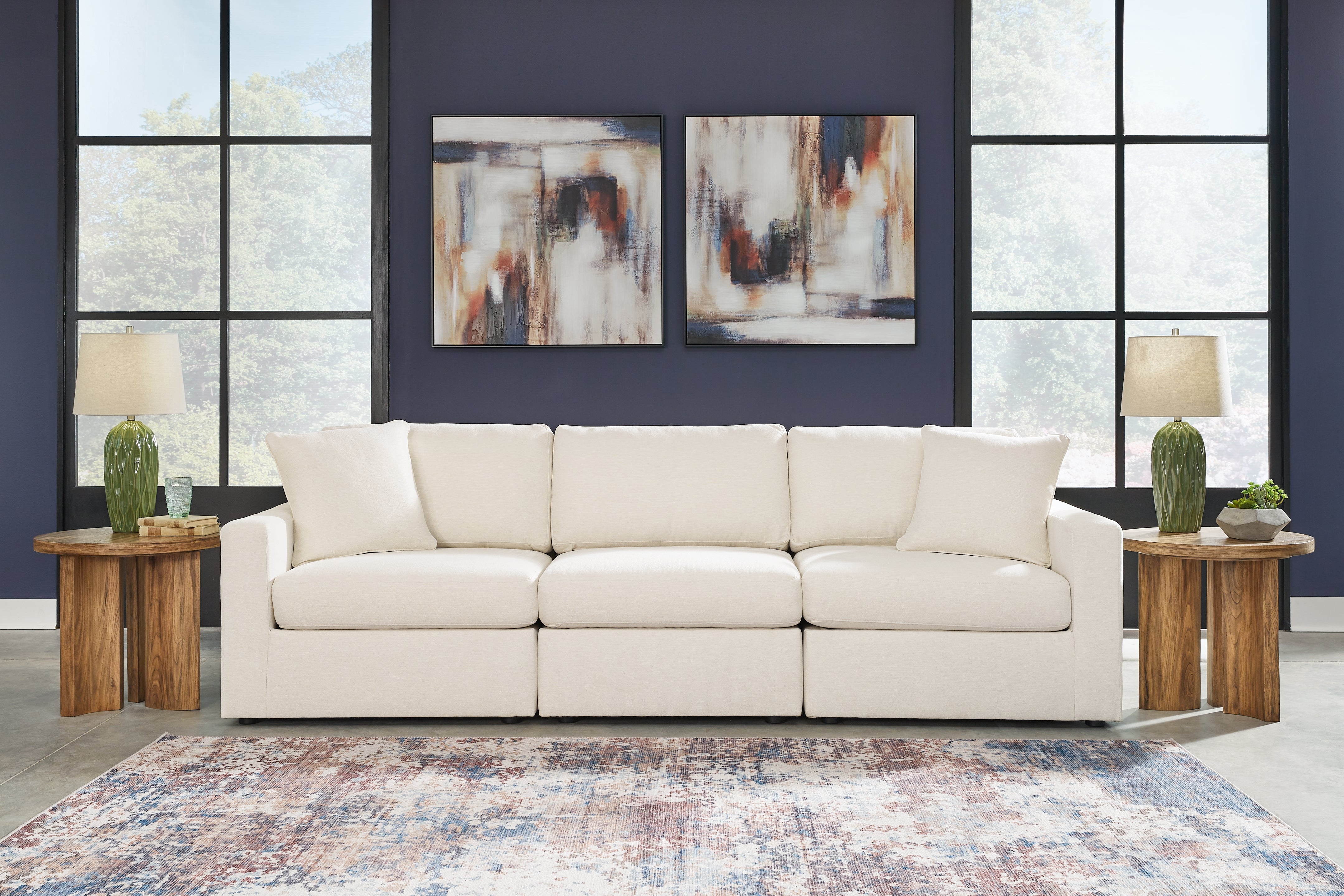 Family Deals Furniture - Ashley Furniture - Modmax Sectional - RAF 3-Piece Sectional / Oyster - 92103S2