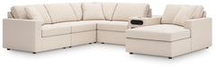Family Deals Furniture - Ashley Furniture - Modmax 6-Piece Sectional with Audio System and Chaise - RAF 6-Piece Sectional with Audio System and Chaise - 92103S51