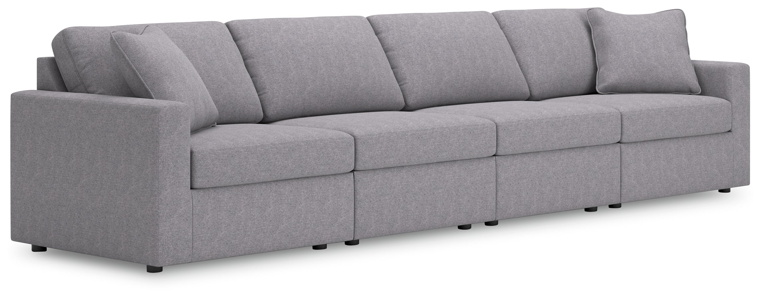 Family Deals Furniture - Ashley Furniture - Modmax Sectional - RAF 4-Piece Sectional / Granite - 92104S10