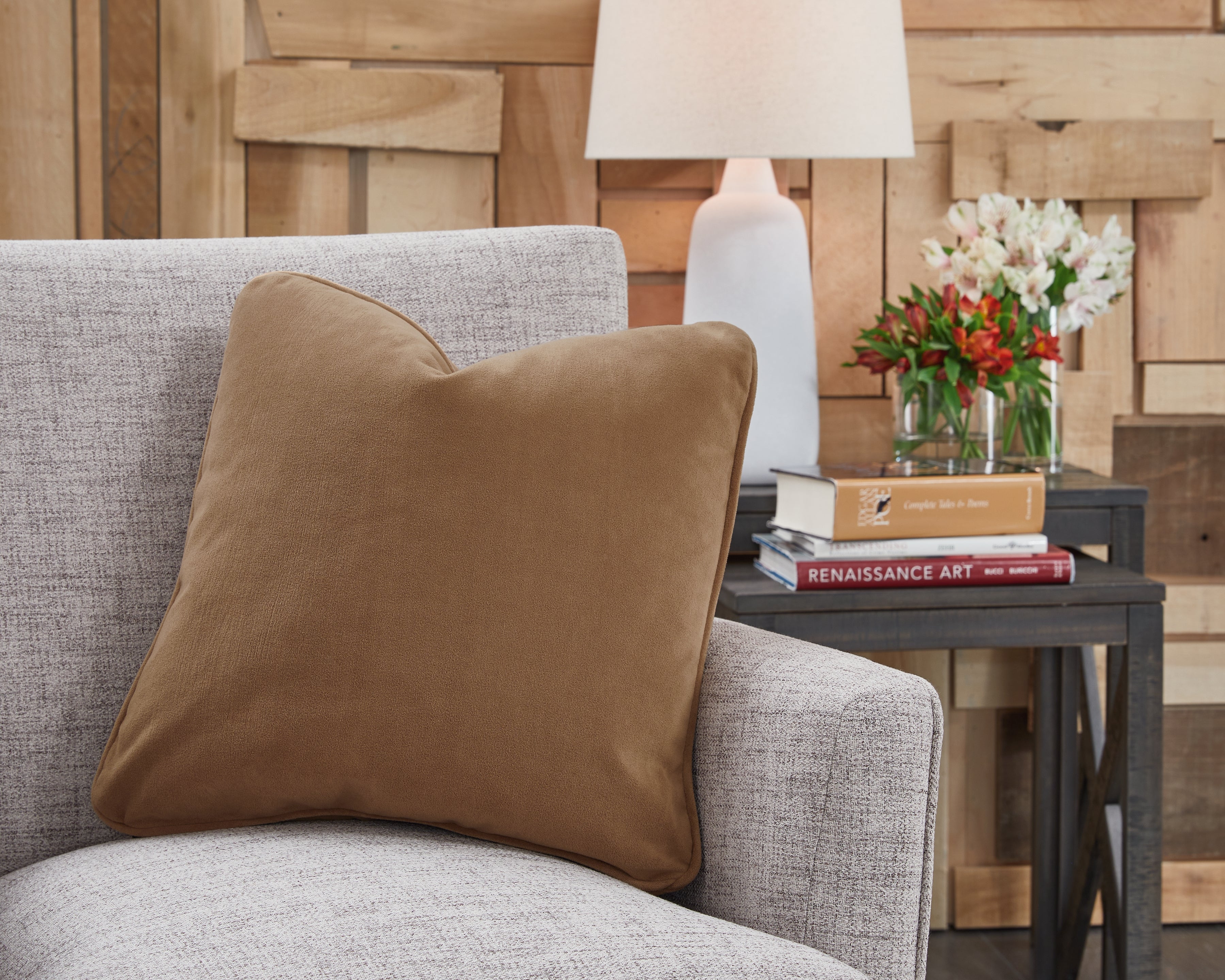 Family Deals Furniture - Ashley Furniture - Caygan Pillows - Pillow / Honey - A1000917P