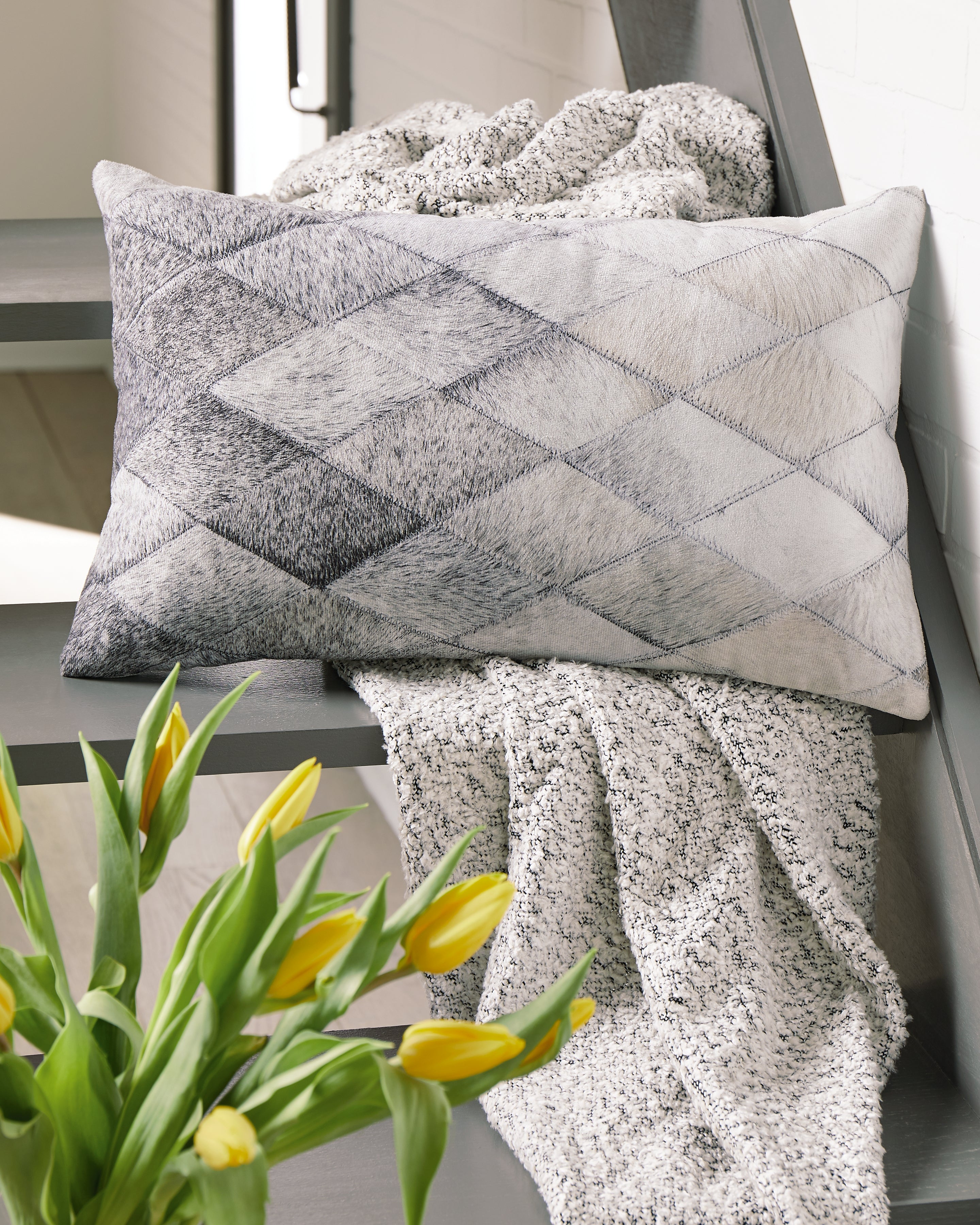 Family Deals Furniture - Ashley Furniture - Pacrich Pillows - Pillow / Gray/Brown - A1000930P
