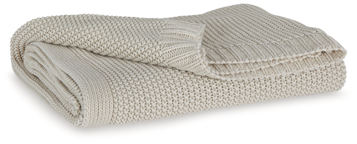 Family Deals Furniture - Ashley Furniture - Gayelery Throw (Set of 3) - Throw (3/CS) / Sand - A1001084