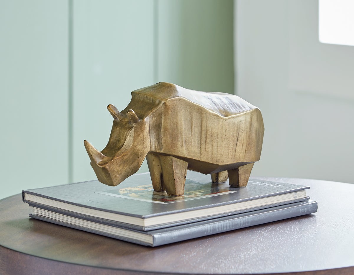 Family Deals Furniture - Ashley Furniture - Gentwell Sculpture - Sculpture / Antique Gold Finish - A2000665