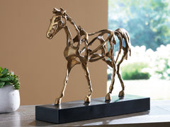 Family Deals Furniture - Ashley Furniture - Grainville Sculpture - Sculpture / Antique Gold Finish - A2000774
