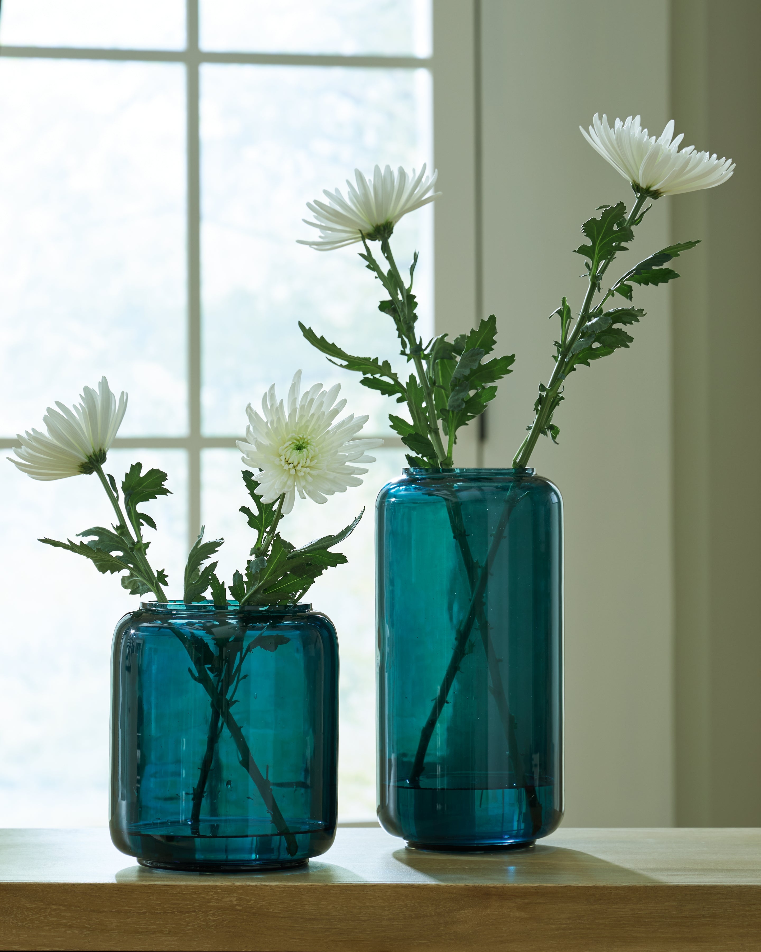 Family Deals Furniture - Ashley Furniture - Inisland Vase - Vase Set (Set of 2) / Teal - A2000797A1