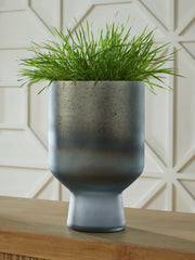 Family Deals Furniture - Ashley Furniture - Pennmore Vase - Vase / Antique Blue - A2000813