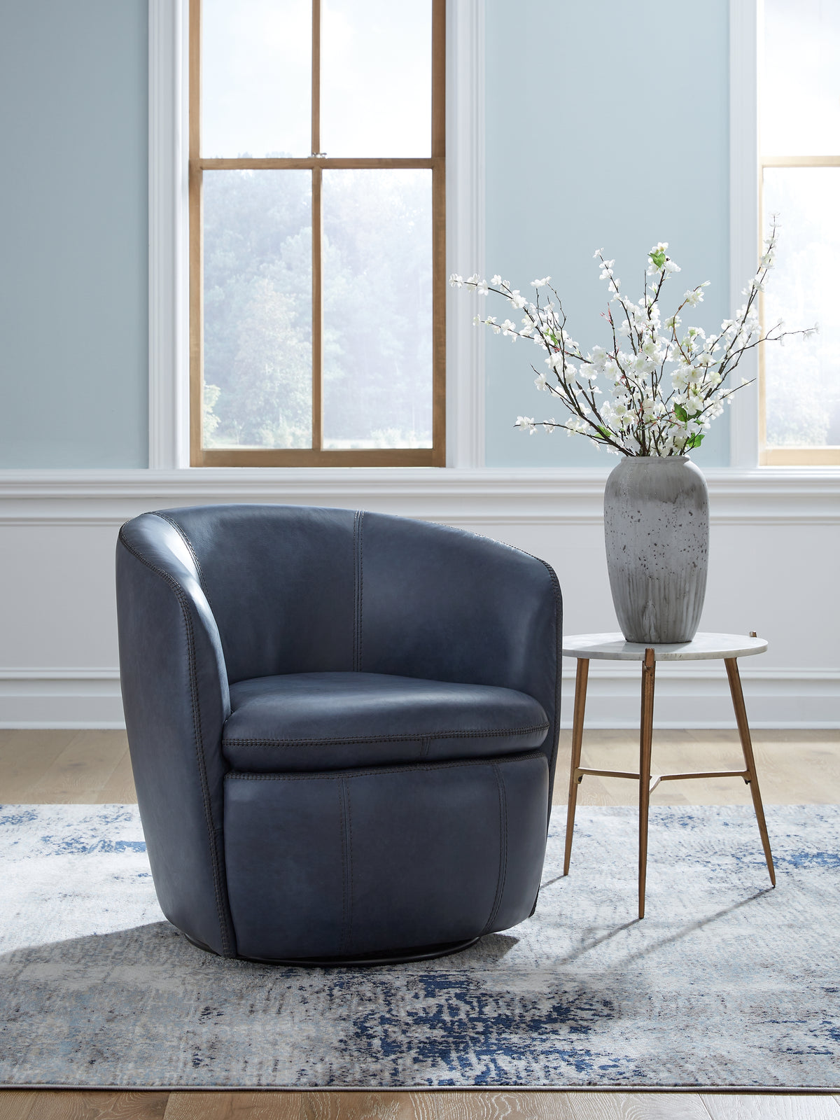 Family Deals Furniture - Ashley Furniture - Kierreys Swivel Accent Chair - Swivel Accent Chair / Bone - A3000703