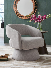 Family Deals Furniture - Ashley Furniture - Nashkins Swivel Accent Chair - Swivel Accent Chair / Pebble - A3000757