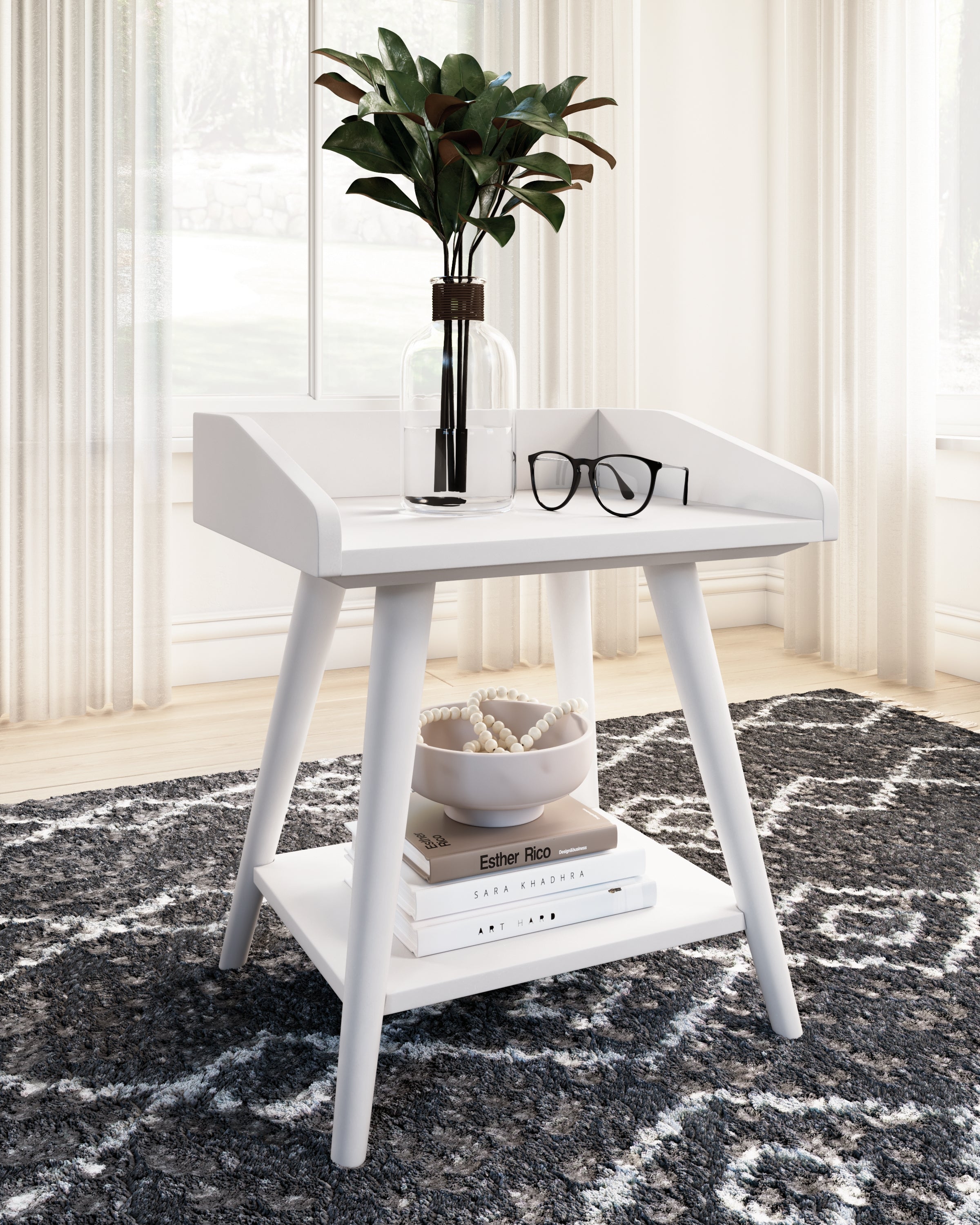 Family Deals Furniture - Ashley Furniture - Blariden Accent Table - Accent Table / White - A4000367