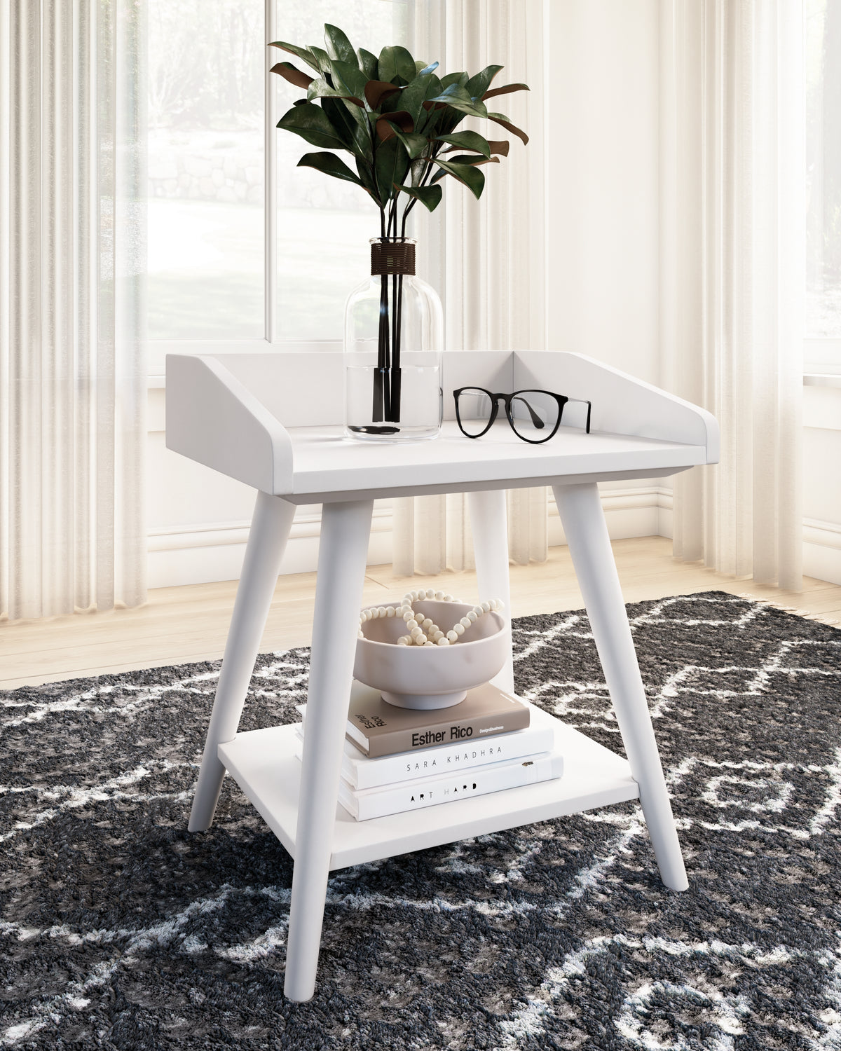 Family Deals Furniture - Ashley Furniture - Blariden Accent Table - Accent Table / White - A4000367