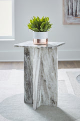 Family Deals Furniture - Ashley Furniture - Keithwell Accent Table - Accent Table / Gray - A4000611