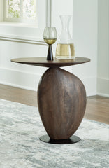 Family Deals Furniture - Ashley Furniture - Cormmet Accent Table - Accent Table / Brown/Black - A4000612