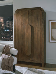 Family Deals Furniture - Ashley Furniture - Thoren Accent Cabinet - Accent Cabinet / Medium Brown - A4000699
