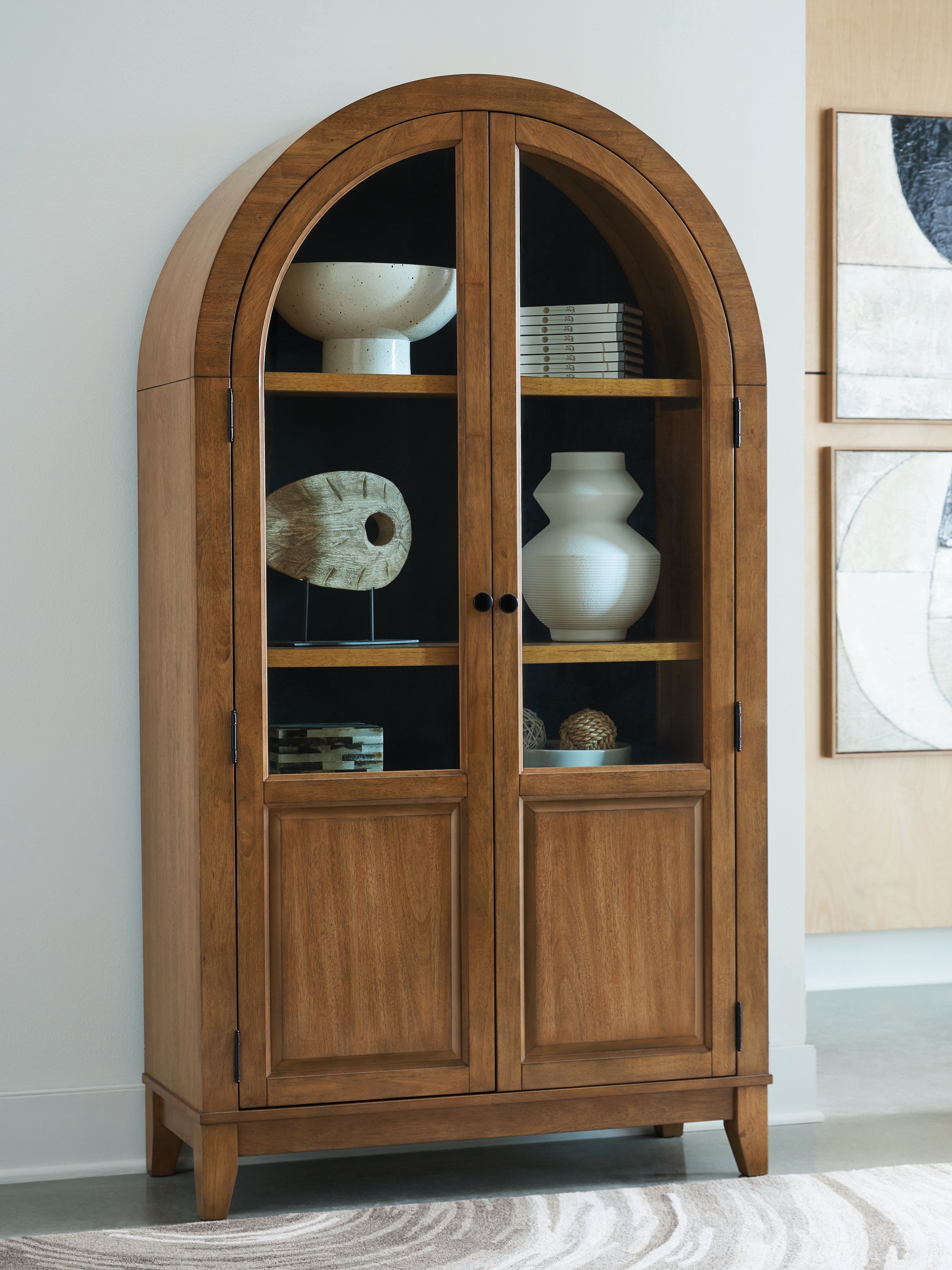 Family Deals Furniture - Ashley Furniture - Dagandale Accent Cabinet - Accent Cabinet / Natural/Black - A4000705