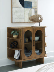 Family Deals Furniture - Ashley Furniture - Niall Accent Cabinet - Accent Cabinet / Light Brown - A4000707