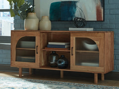 Family Deals Furniture - Ashley Furniture - Adway Accent Cabinet - Accent Cabinet / Natural Brown - A4000709