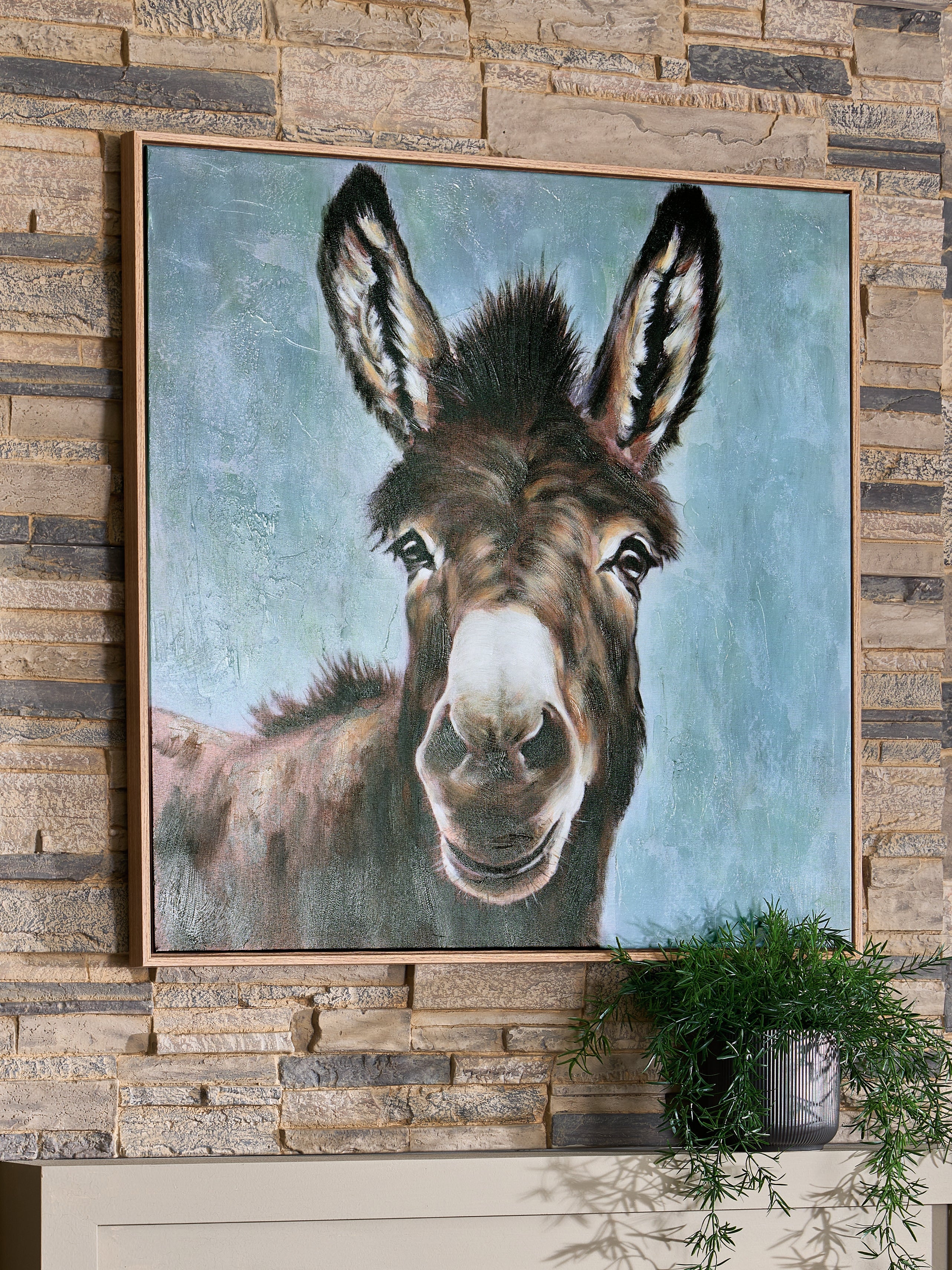 Family Deals Furniture - Ashley Furniture - Landerton Wall Decor - Wall Art / Brown/Blue/White - A8000488