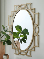 Family Deals Furniture - Ashley Furniture - Fulkmore Mirror - Accent Mirror / Antique Gold Finish - A8010350