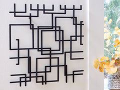 Family Deals Furniture - Ashley Furniture - Aadanton Wall Decor - Wall Decor / Black - A8010400