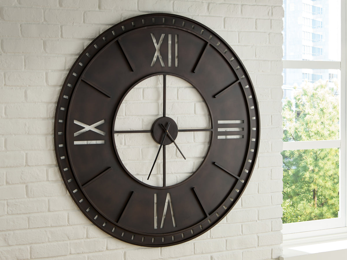 Family Deals Furniture - Ashley Furniture - Lytle Wall Decor - Wall Clock - A8010453
