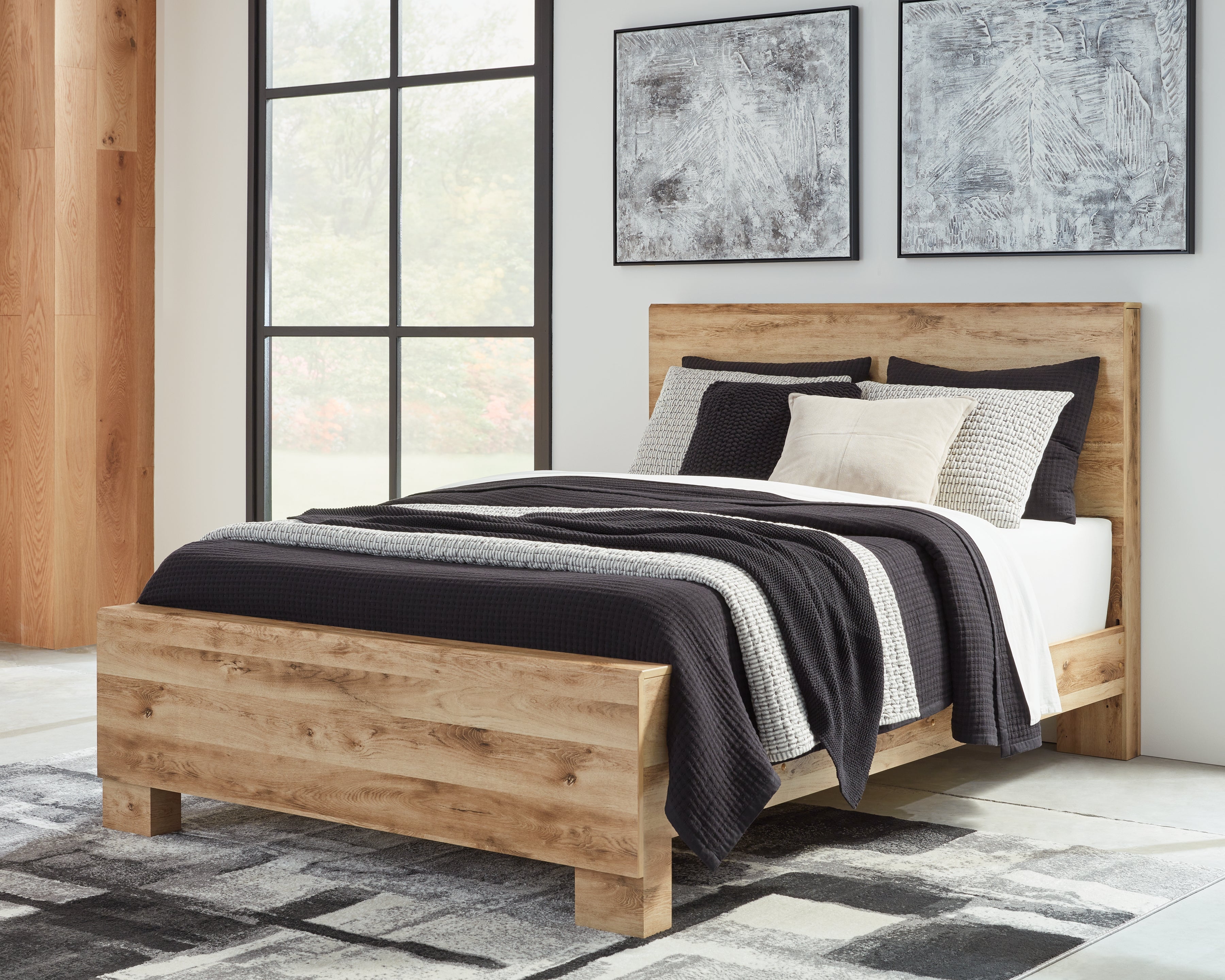 Family Deals Furniture - Ashley Furniture - Hyanna Bedroom - Queen Panel Bed / Tan Brown - B1050B2