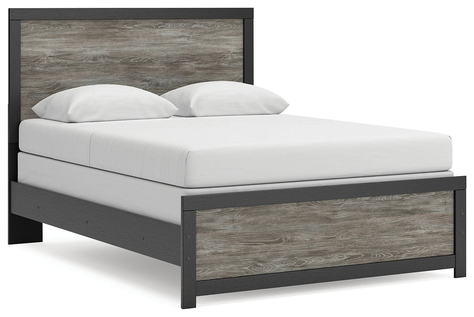 Family Deals Furniture - Ashley Furniture - Broachmyn Bedroom - Queen Panel Bed / Black/Gray - PCB1118B4