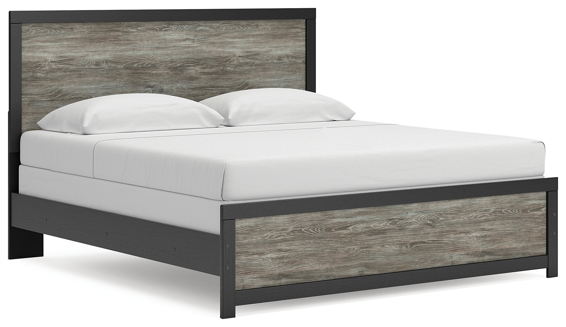 Family Deals Furniture - Ashley Furniture - Broachmyn Bedroom - King Panel Bed / Black/Gray - PCB1118B7