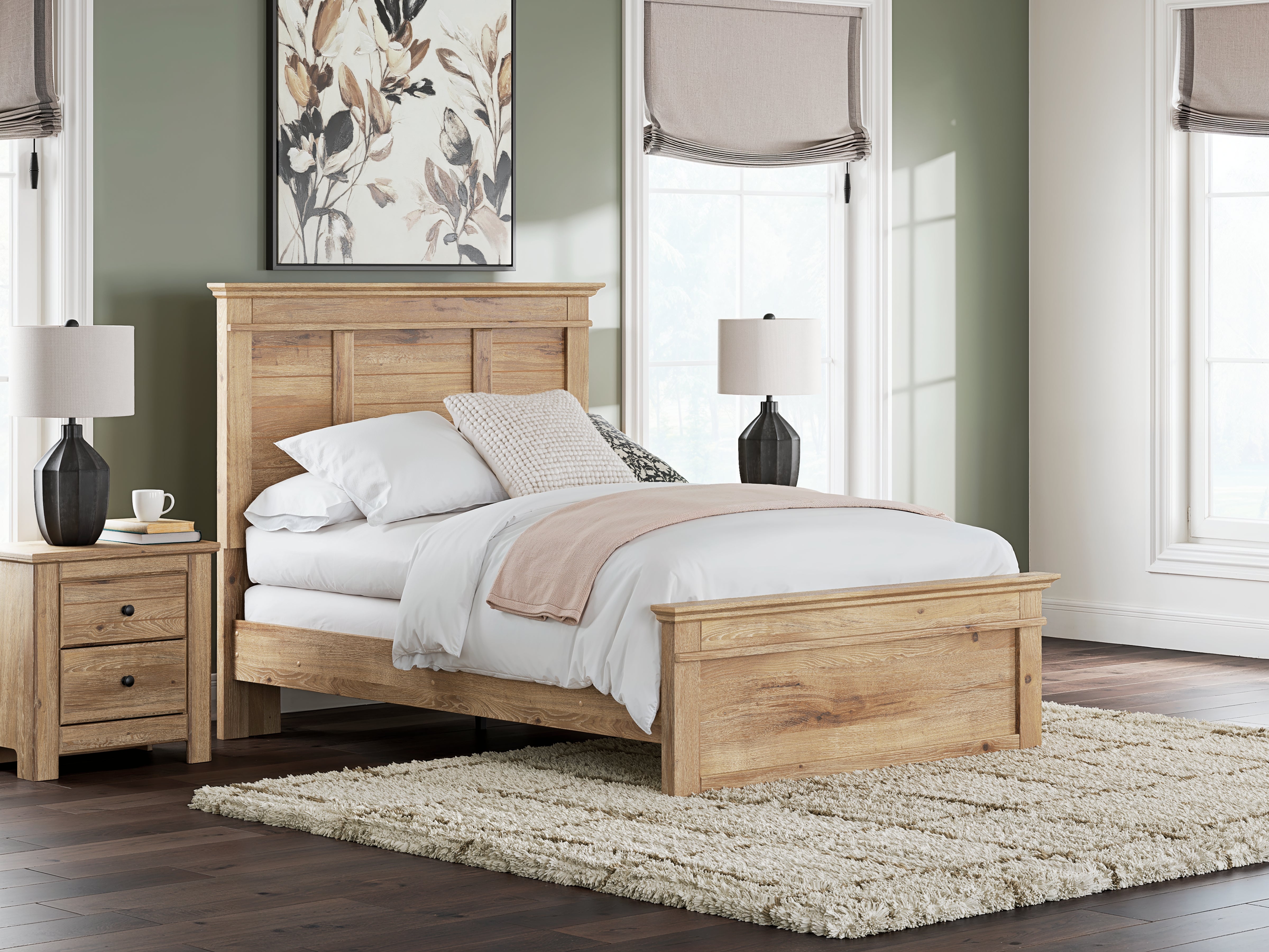Family Deals Furniture - Ashley Furniture - Makidern Bedroom - Full Panel Bed / Tan - PCB1170B19