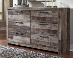 Family Deals Furniture - Ashley Furniture - Derekson Bedroom - Queen Panel Bed with 2 Side Storage / Multi Gray - B200B43