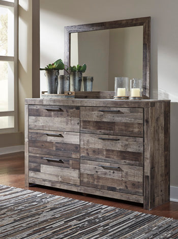 Family Deals Furniture - Ashley Furniture - Derekson Bedroom - Bedroom Mirror / Multi Gray - B200-36