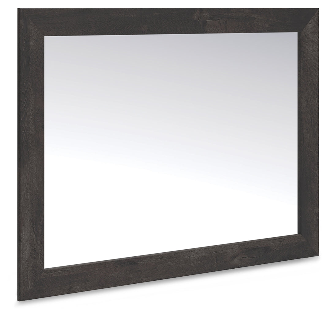 Family Deals Furniture - Ashley Furniture - Hollivern Bedroom - Bedroom Mirror / Dark Gray - PCB2108-36