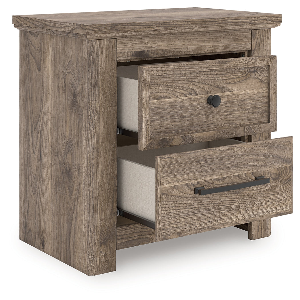 Family Deals Furniture - Ashley Furniture - Rusticott Bedroom - Two Drawer Night Stand / Brown - PCB2260-92