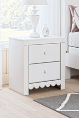 Family Deals Furniture - Ashley Furniture - Mollviney Bedroom - Five Drawer Chest / White - B2540-46