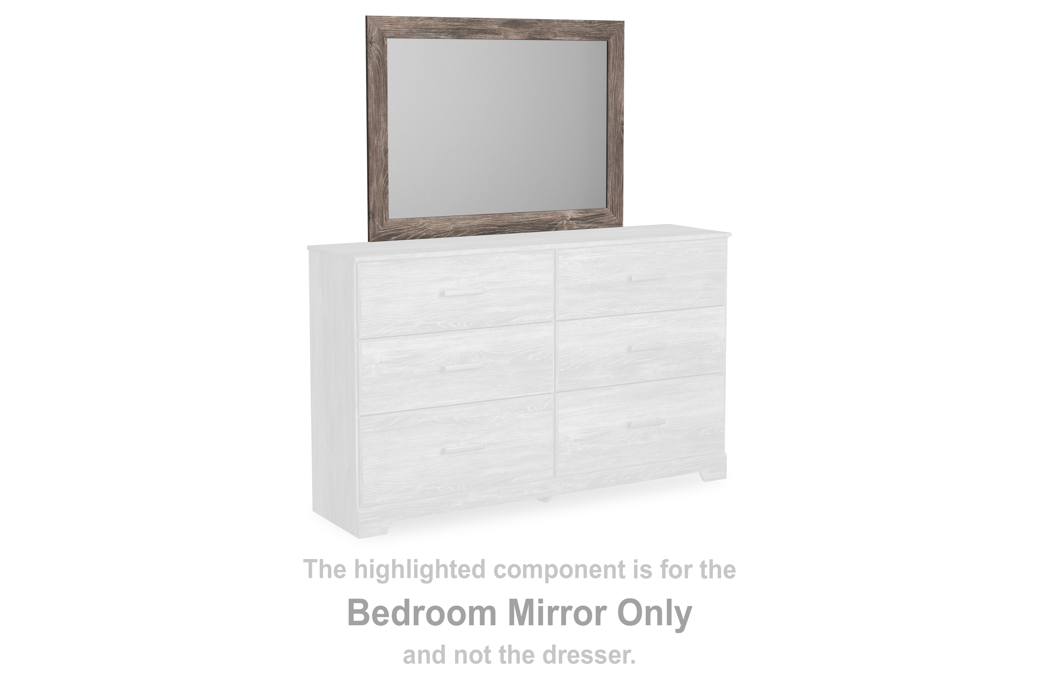 Family Deals Furniture - Ashley Furniture - Ralinksi Bedroom - Bedroom Mirror / Gray - B2587-36