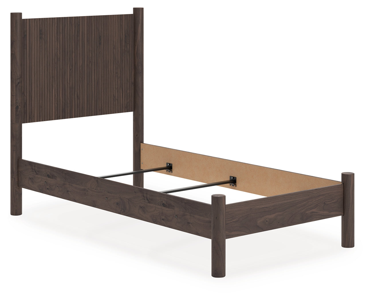 Family Deals Furniture - Ashley Furniture - Pamytta Bedroom - Twin Panel Bed / Brown - PCB2614B14