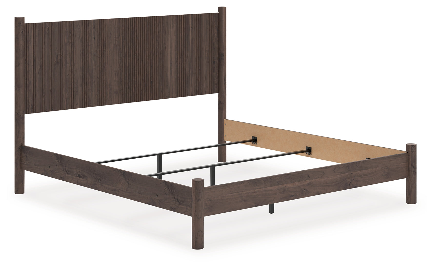 Family Deals Furniture - Ashley Furniture - Pamytta Bedroom - King Panel Bed / Brown - PCB2614B26