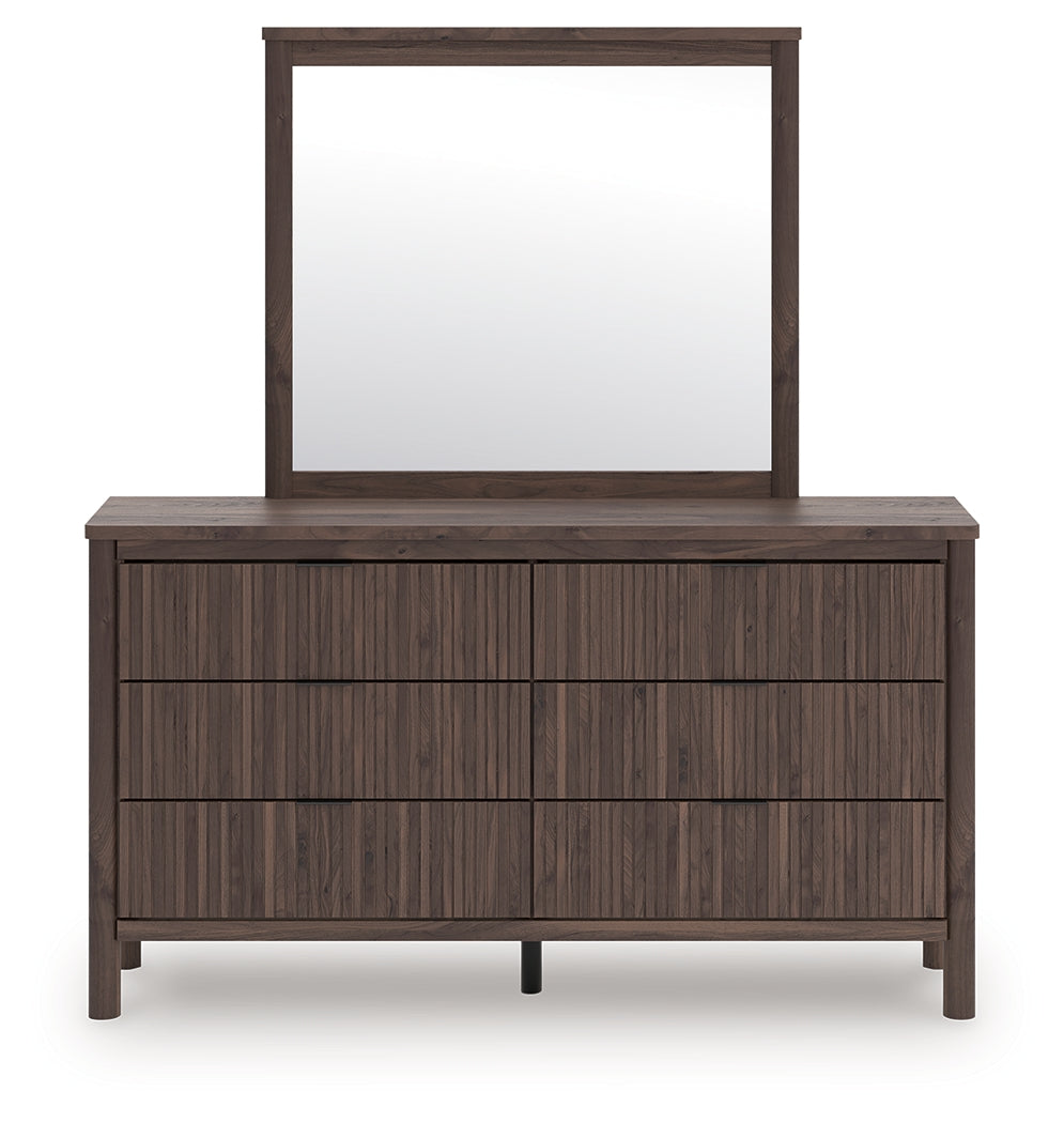 Family Deals Furniture - Ashley Furniture - Pamytta Bedroom - Dresser and Mirror / Brown - PCB2614B1