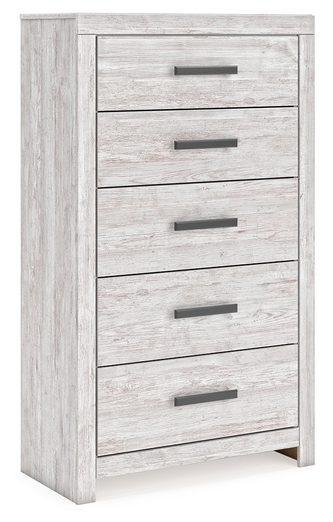 Family Deals Furniture - Ashley Furniture - Cayboni Bedroom - King Panel Bed / Whitewash - B3788B7