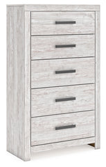Family Deals Furniture - Ashley Furniture - Cayboni Bedroom - King Panel Bed / Whitewash - B3788B7