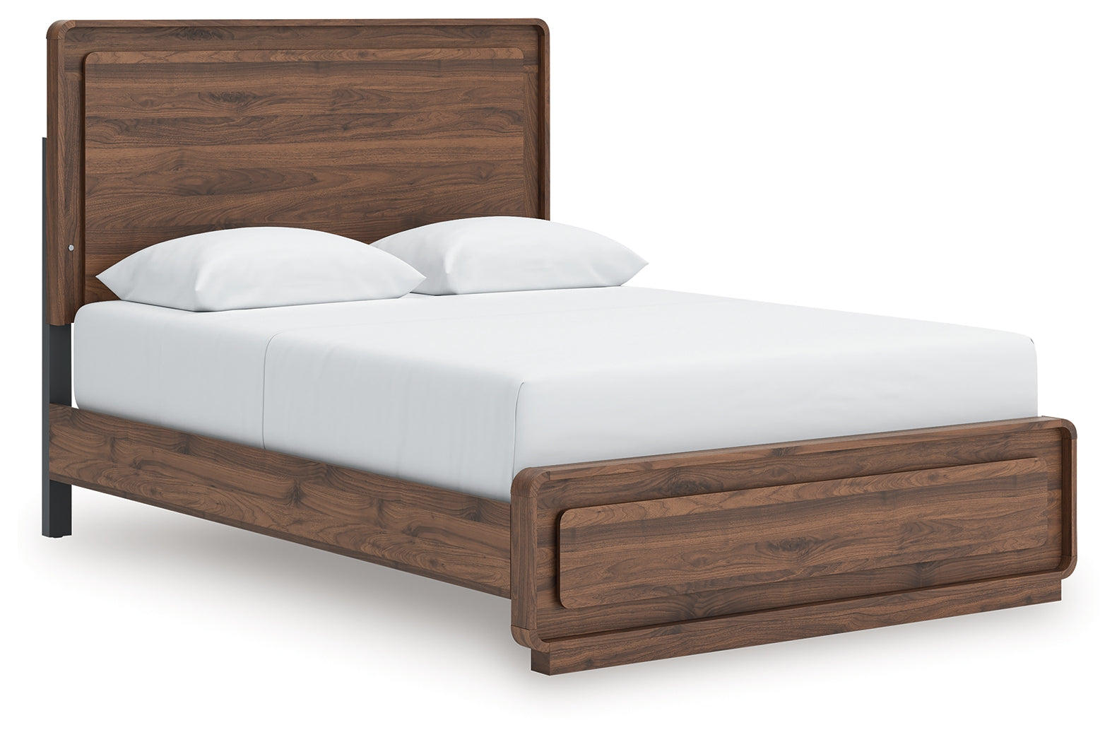 Family Deals Furniture - Ashley Furniture - Fortlorn Bedroom - Queen Panel Bed / Walnut Brown - PCB386B2