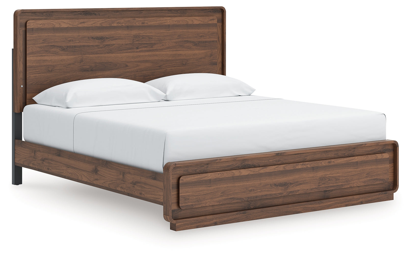 Family Deals Furniture - Ashley Furniture - Fortlorn Bedroom - King Panel Bed / Walnut Brown - PCB386B4
