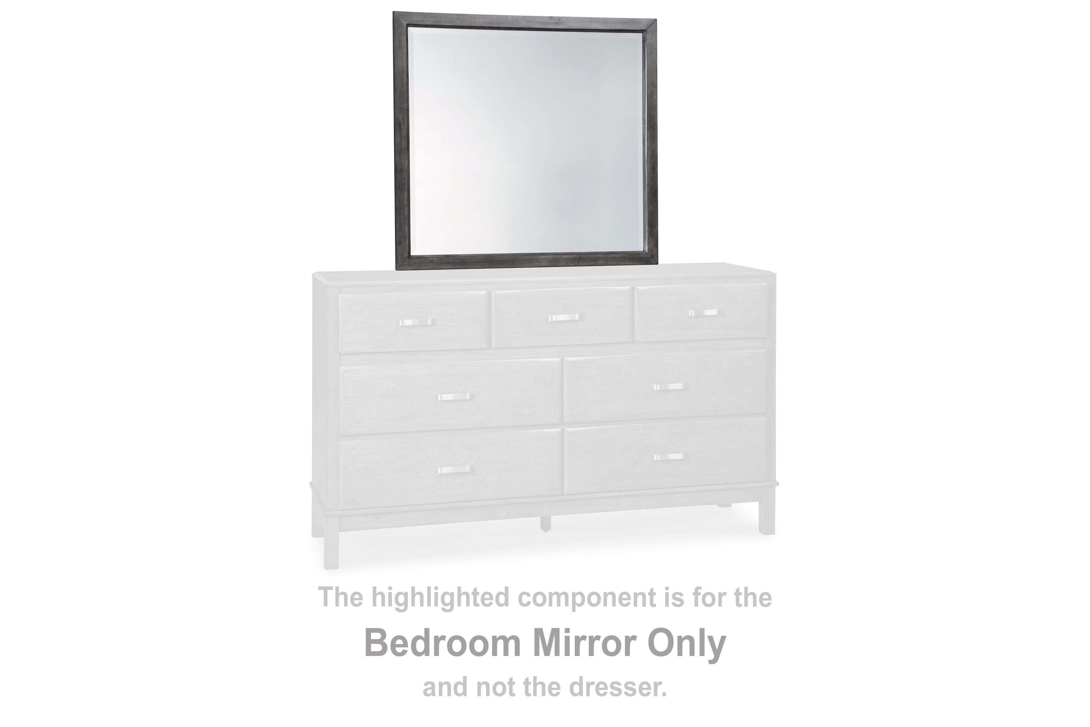 Family Deals Furniture - Ashley Furniture - Caitbrook Bedroom - Bedroom Mirror / Gray - B476-36