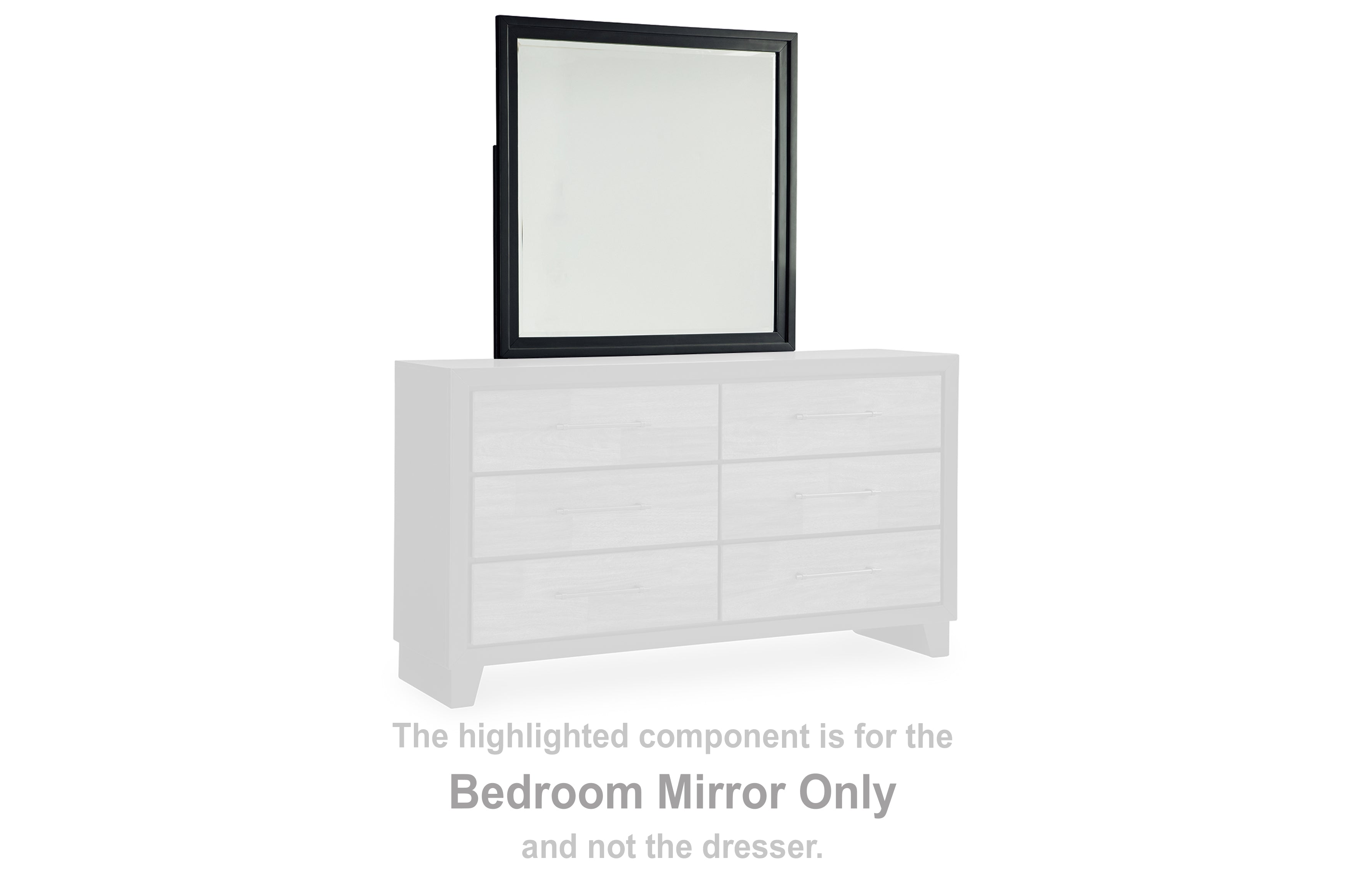 Family Deals Furniture - Ashley Furniture - Kraeburn Bedroom - Bedroom Mirror / Brown/Black - B496-36