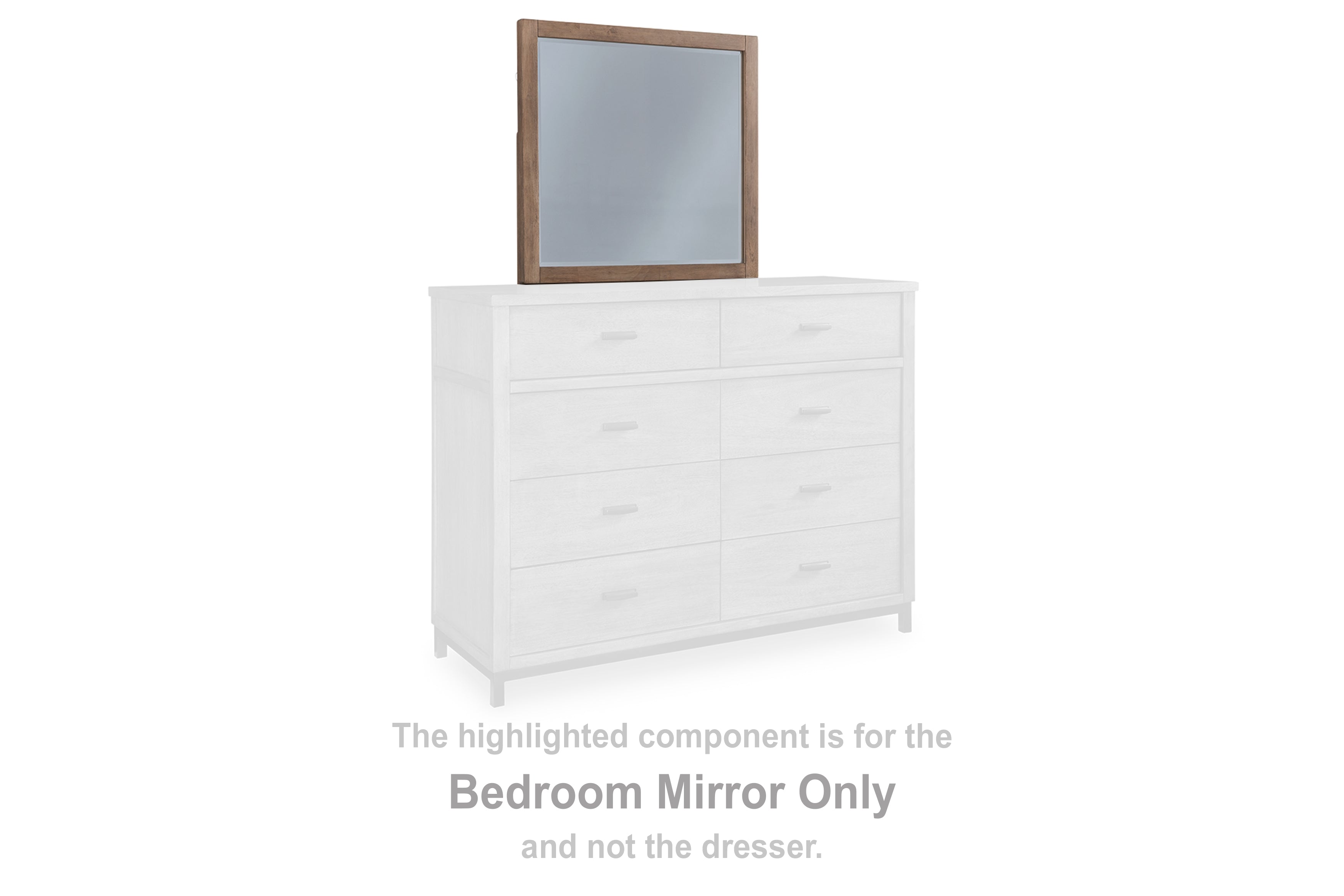 Family Deals Furniture - Ashley Furniture - Tomtyn Bedroom - Bedroom Mirror / Light Brown - B622-36