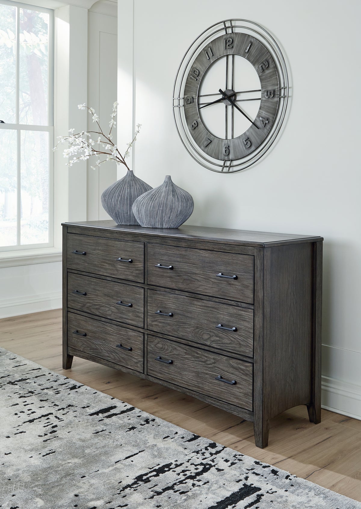 Family Deals Furniture - Ashley Furniture - Montillan Bedroom - California King Panel Bed / Grayish Brown - B651B5