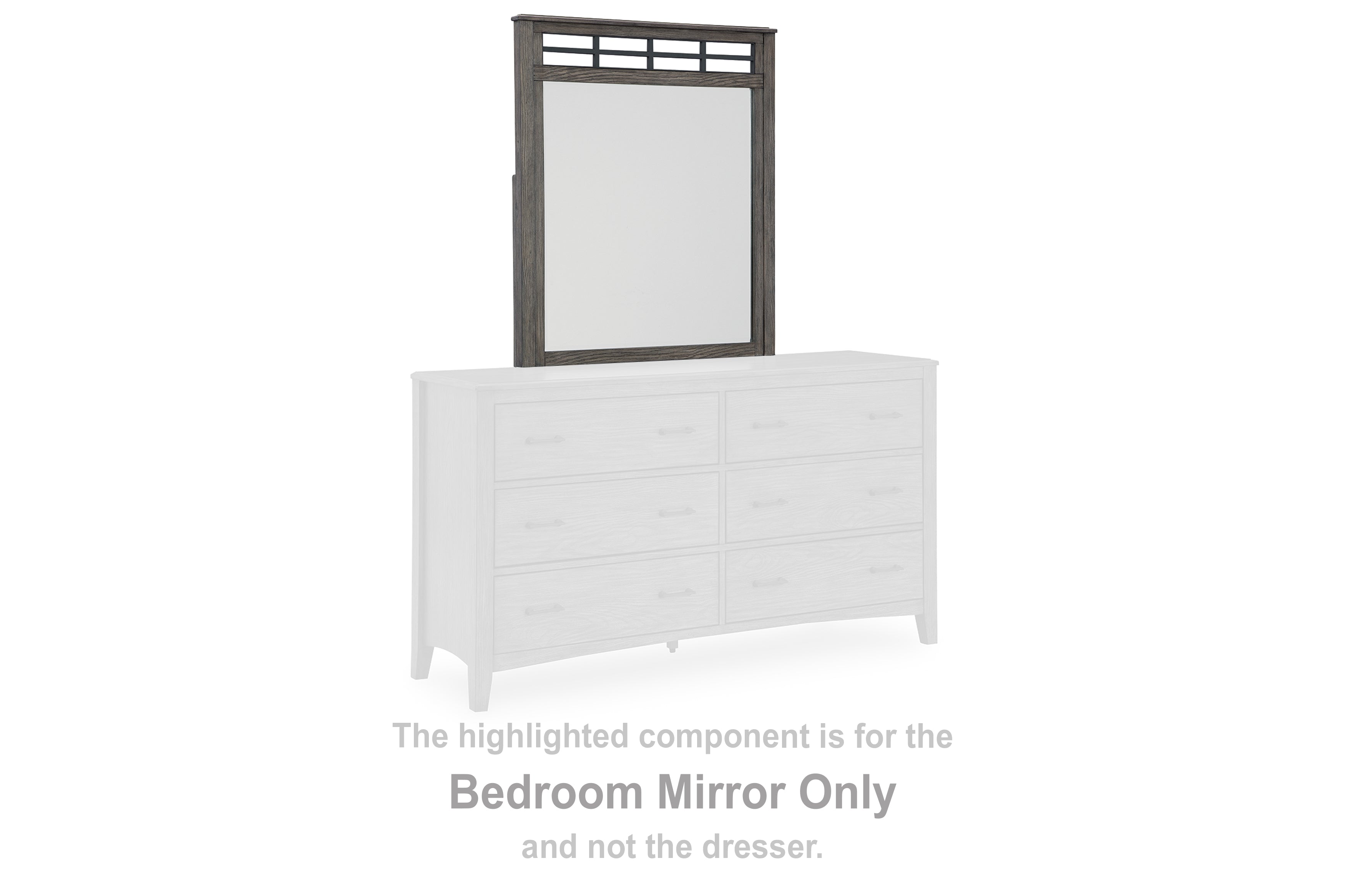 Family Deals Furniture - Ashley Furniture - Montillan Bedroom - Bedroom Mirror / Grayish Brown - B651-36