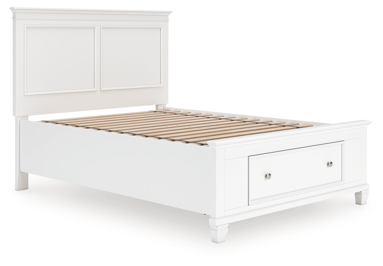 Family Deals Furniture - Ashley Furniture - Fortman Bedroom - Full Panel Storage Bed / White - B680B25